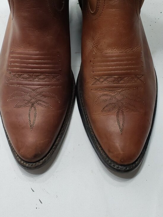 Vintage Dan Post P2551 Marlboro Men’s Brown Leather Western Cowboy Boots 9.5D main image 11